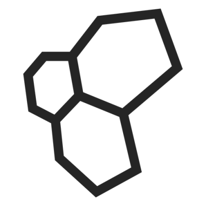 Polygon Shapes in Abstract Black Design
