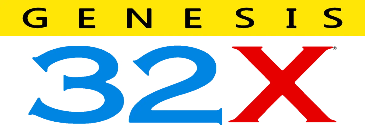 Genesis 32X Gaming Console Logo