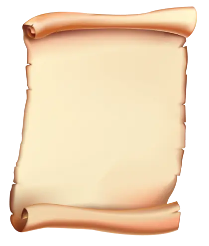 Vintage Parchment Scroll Illustration