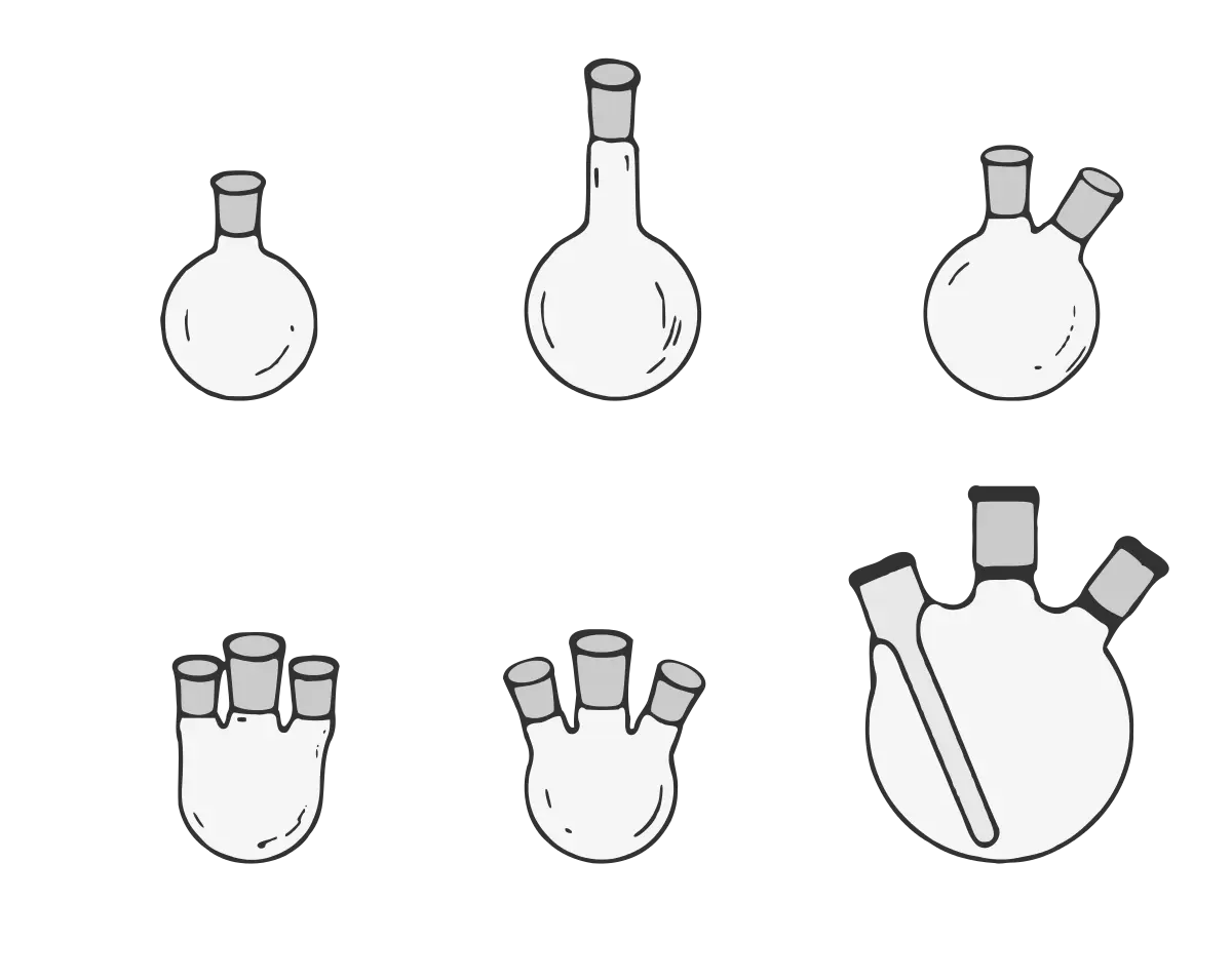 Various Laboratory Flasks