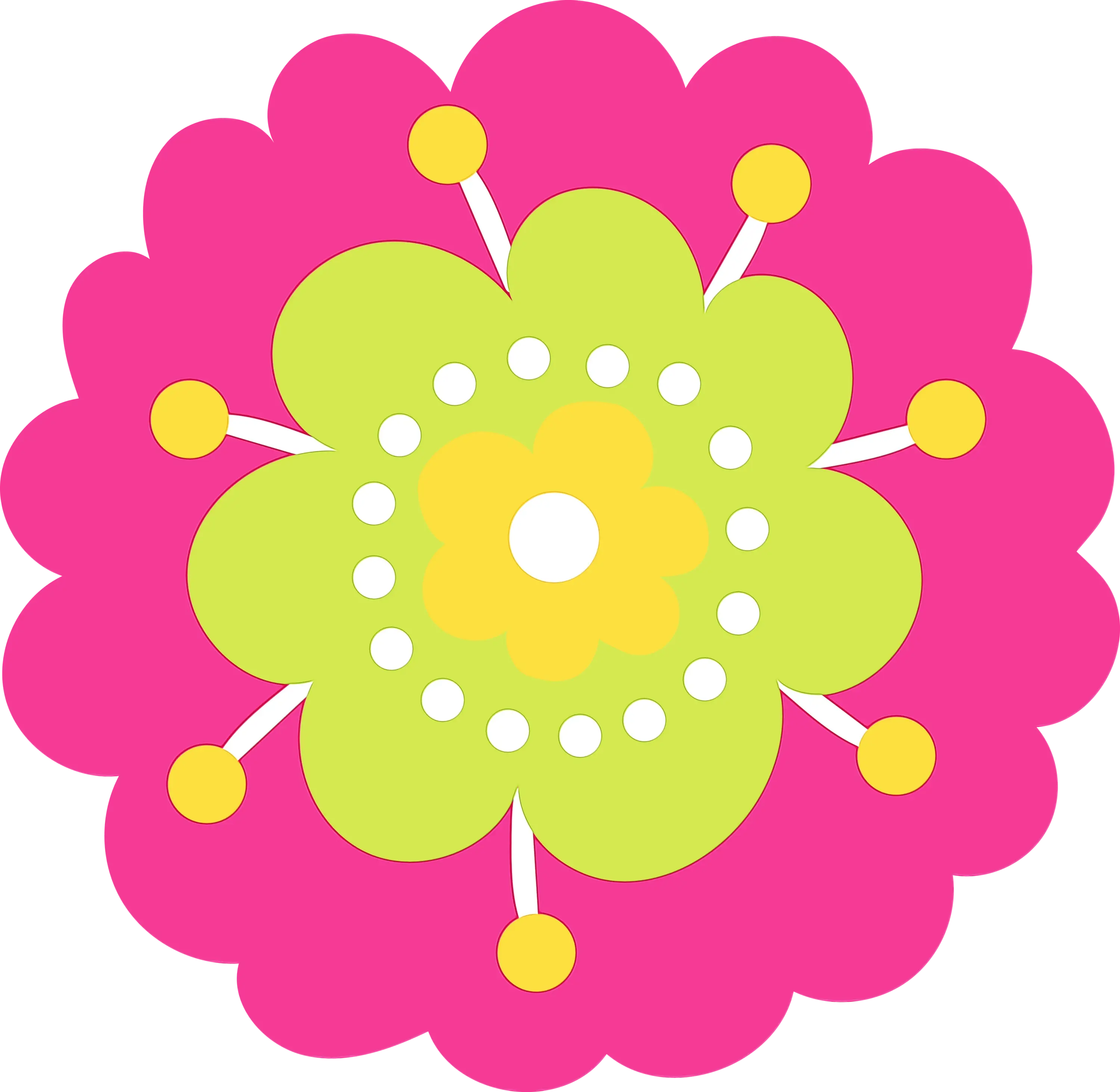 Colorful Floral Pattern for Decoration