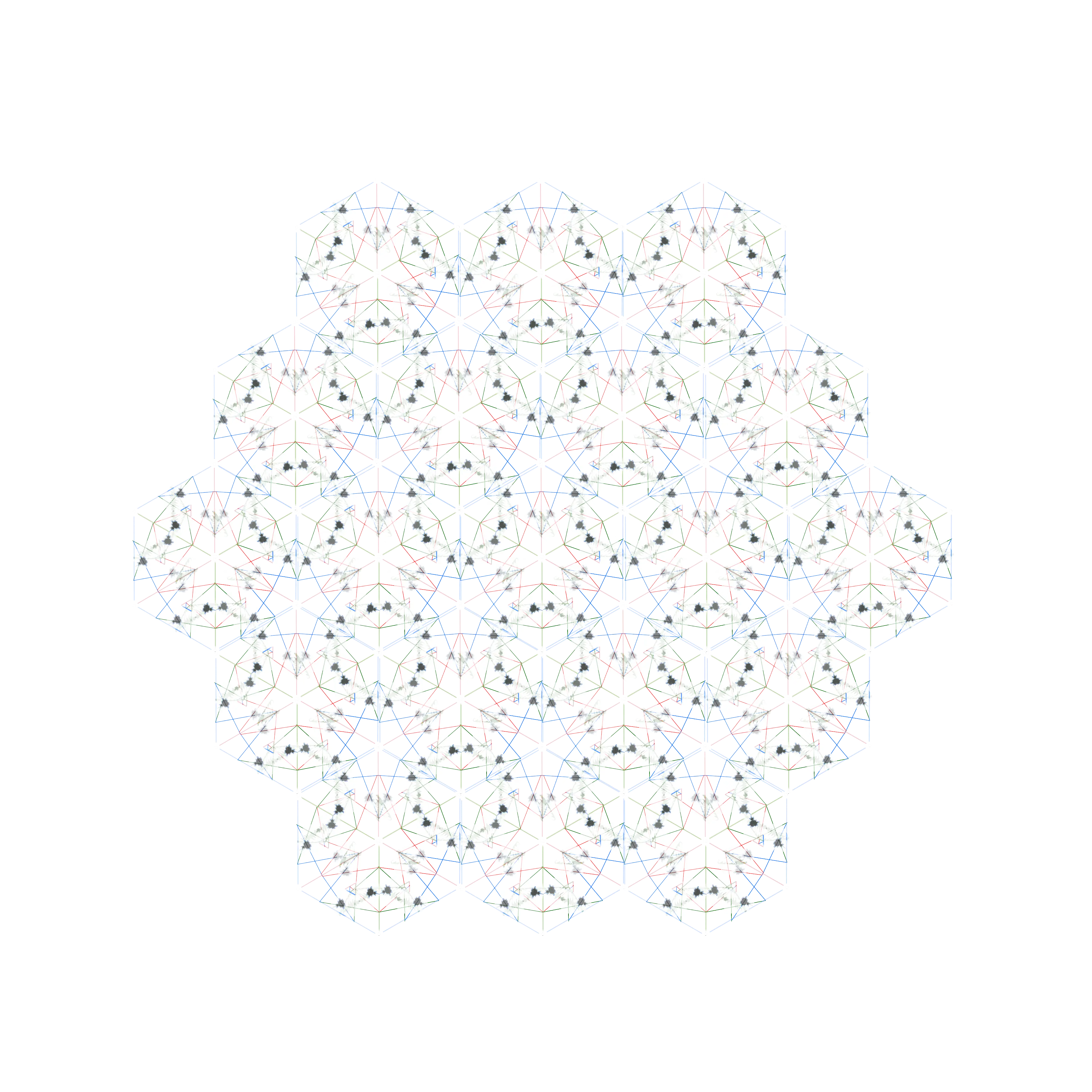 Modern Hexagonal Grid Pattern for Design
