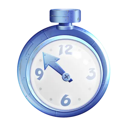 Blue Stopwatch Illustration