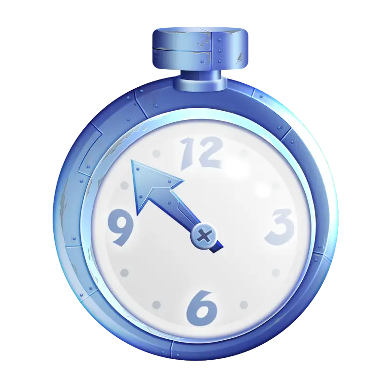 Blue Stopwatch Illustration