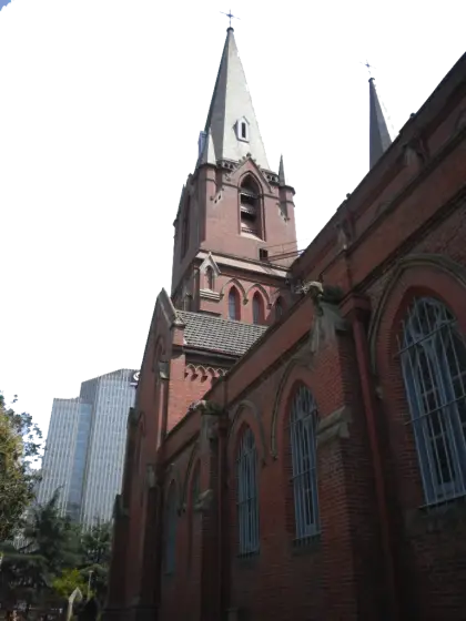 Gothic Brick Church Architecture