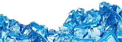 Blue Ice Cubes Illustration
