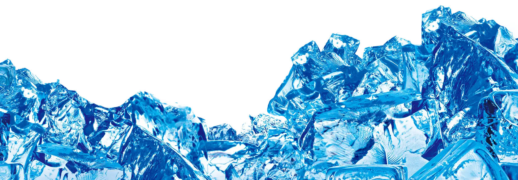 Blue Ice Cubes Illustration