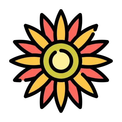 Colorful Flower Illustration