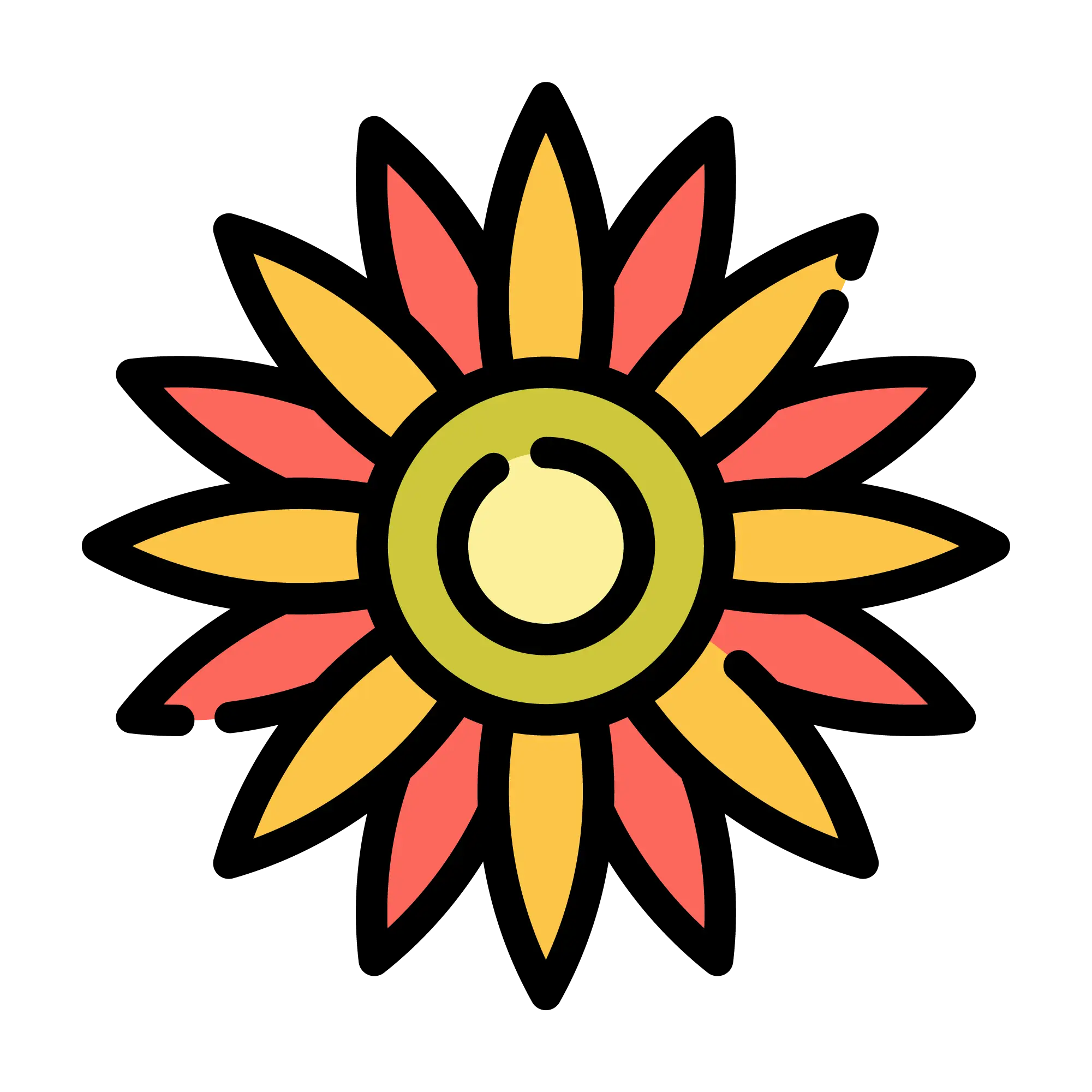 Colorful Flower Illustration