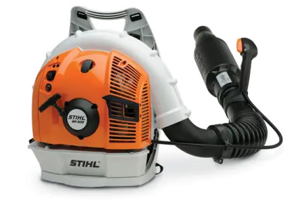 Orange and White Backpack Leaf Blower