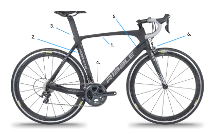 High-Performance Modern Road Bicycle