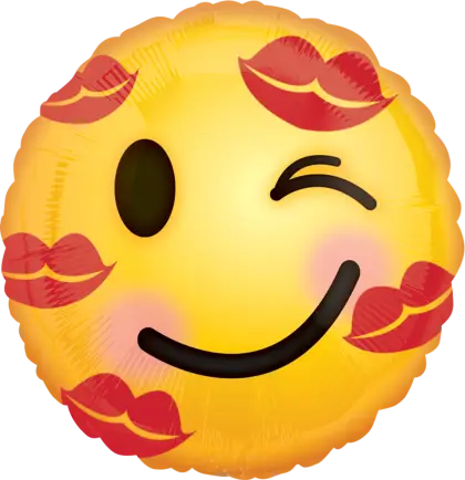 Winking Emoji with Kisses