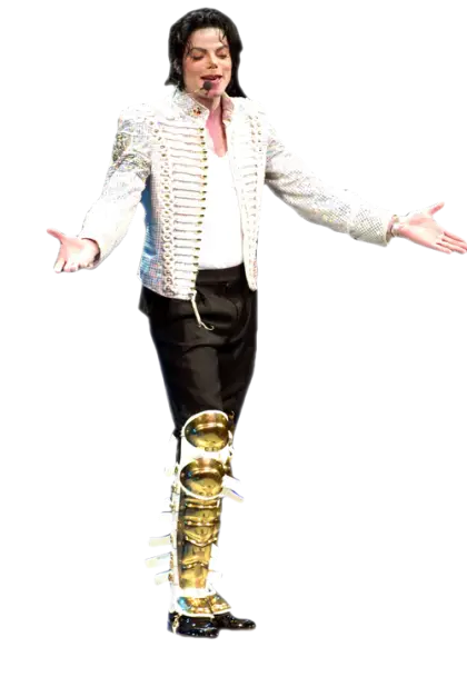 Performer in Stage Outfit and Pose