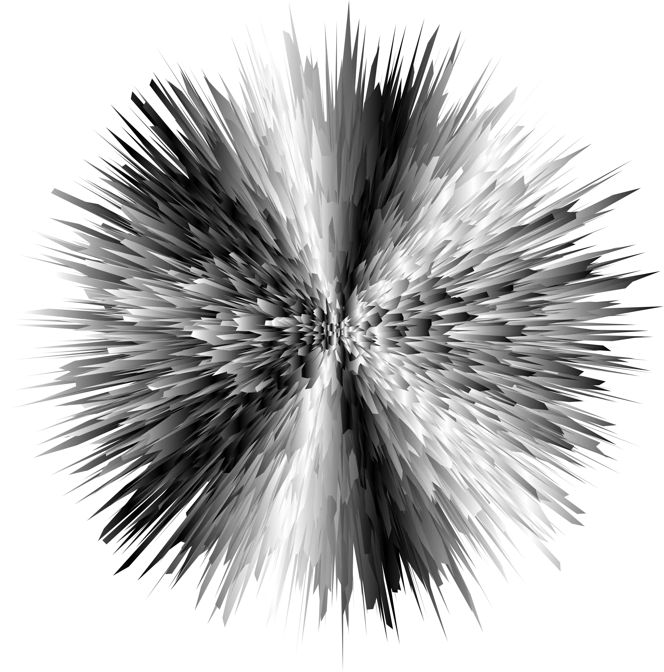 Monochrome Abstract Art