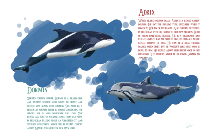 Illustration of Dolphins