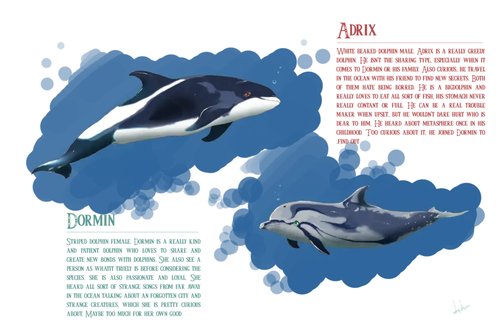 Illustration of Dolphins