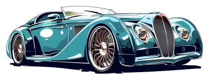 Vintage car illustration