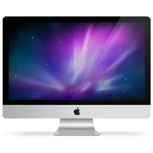 Modern Desktop Computer with Vibrant Display