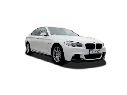 White Sedan Car with Modern Design