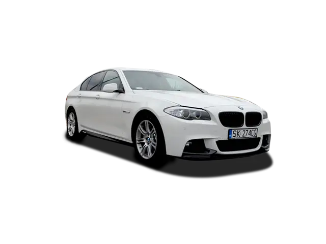 White Sedan Car with Modern Design
