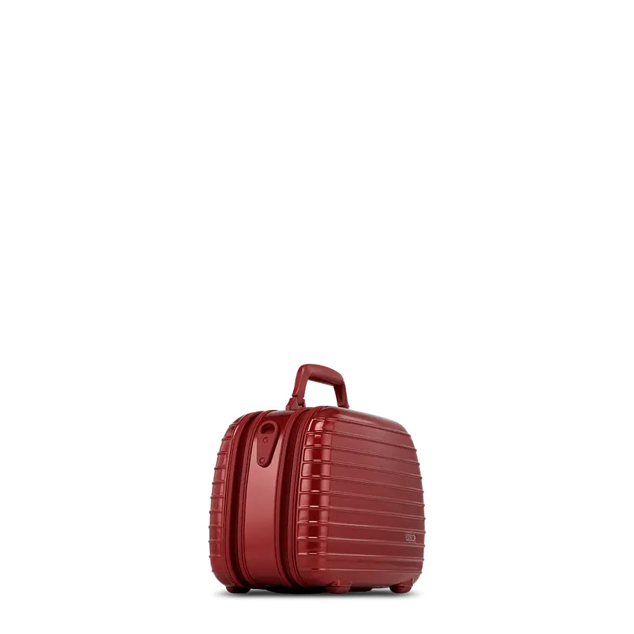 Compact Red Suitcase