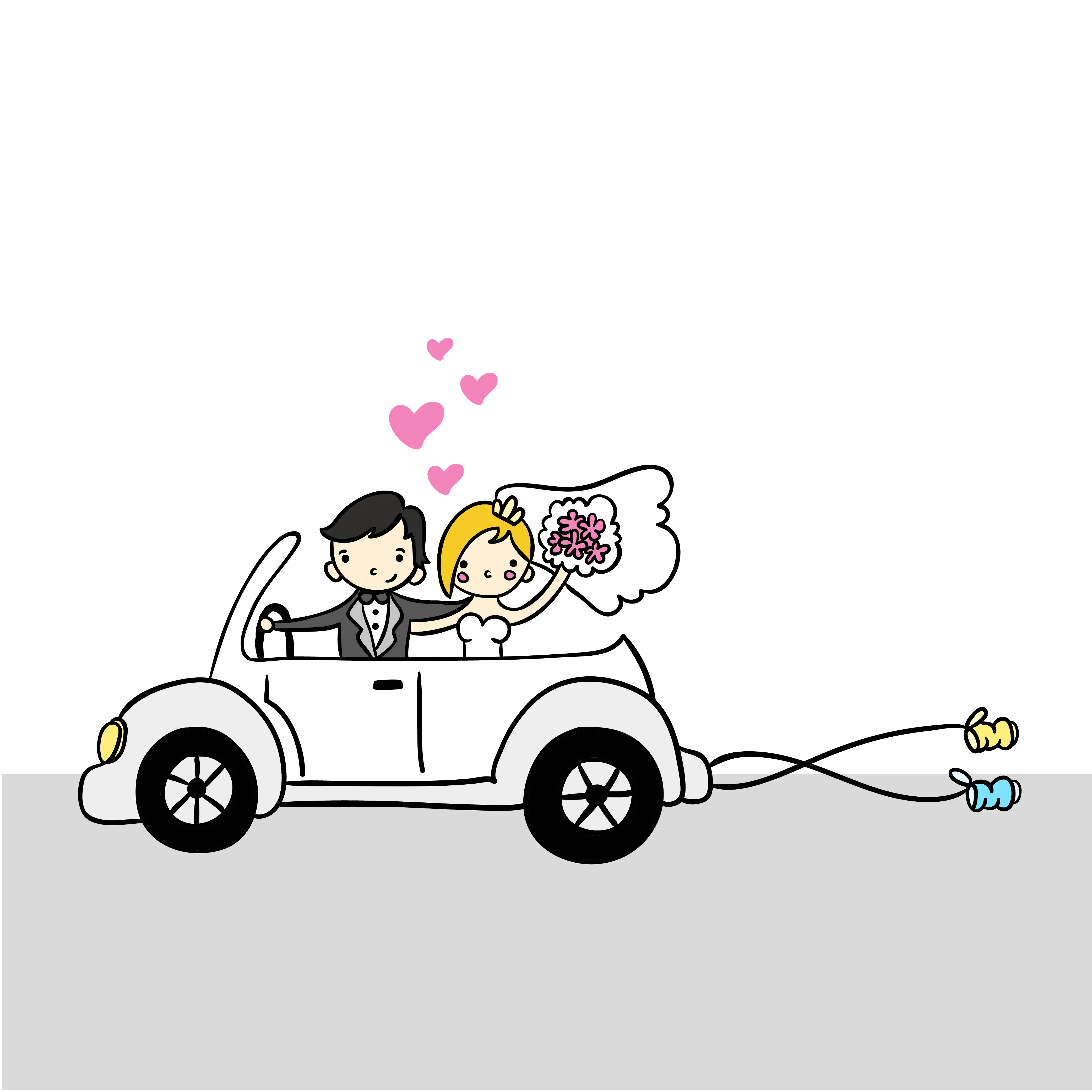 Just Married Car