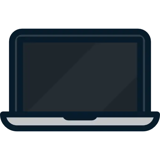 Black Laptop Technology Illustration