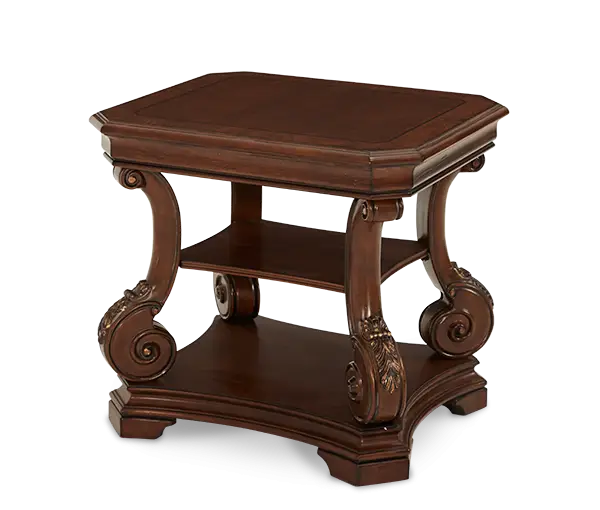 Ornate Wooden Table with Elegant Details