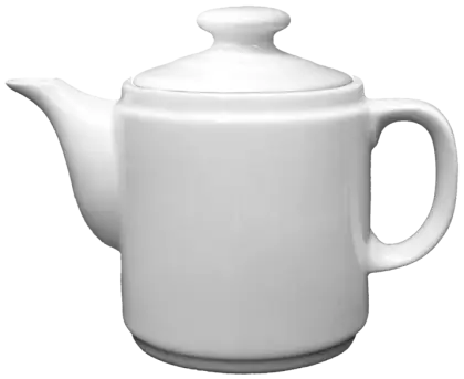White Ceramic Teapot for Tea Brewing