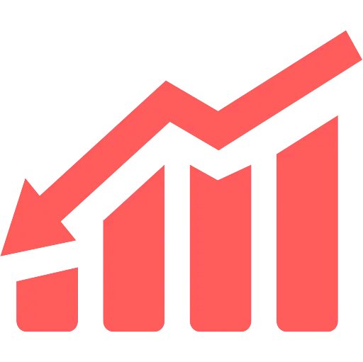 Declining Chart Illustration