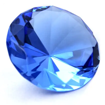Shiny Blue Gemstone