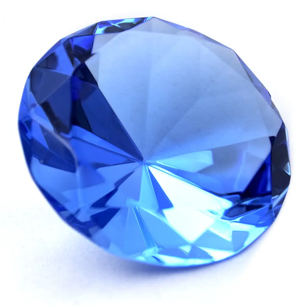 Shiny Blue Gemstone