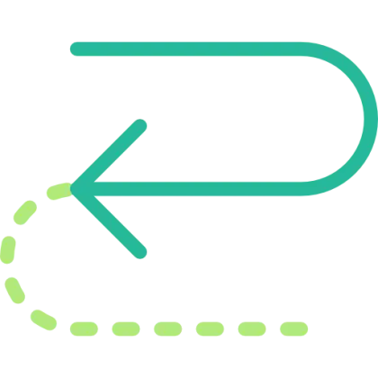 Return Arrow Icon Design