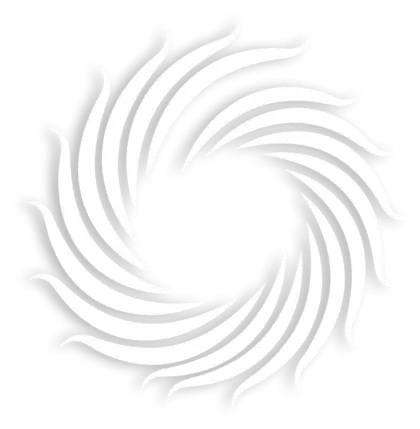 White Circular Swirl Design