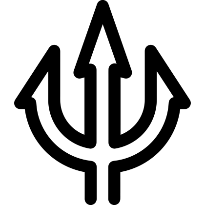 Trident Symbol Icon