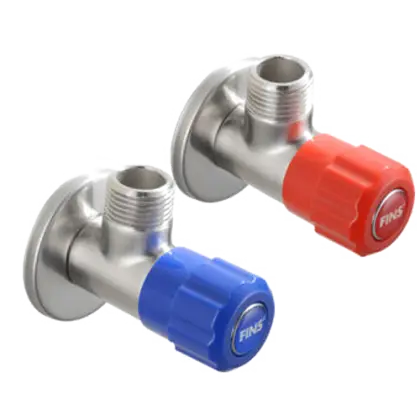 Red and Blue Valves for Plumbing