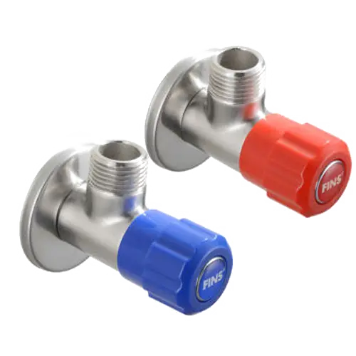 Red and Blue Valves for Plumbing