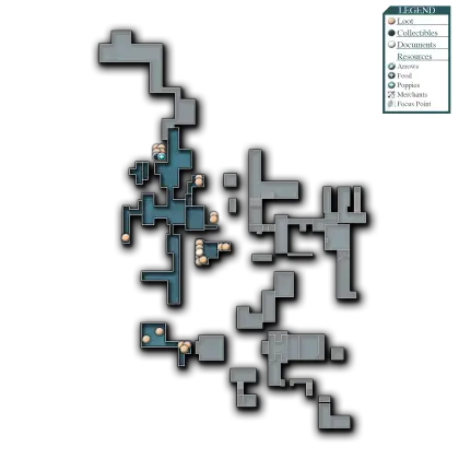 Video Game Dungeon Map Layout