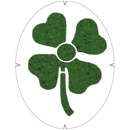 Lucky Four-Leaf Clover Symbol