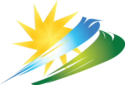 Sun and Wave Graphic Design