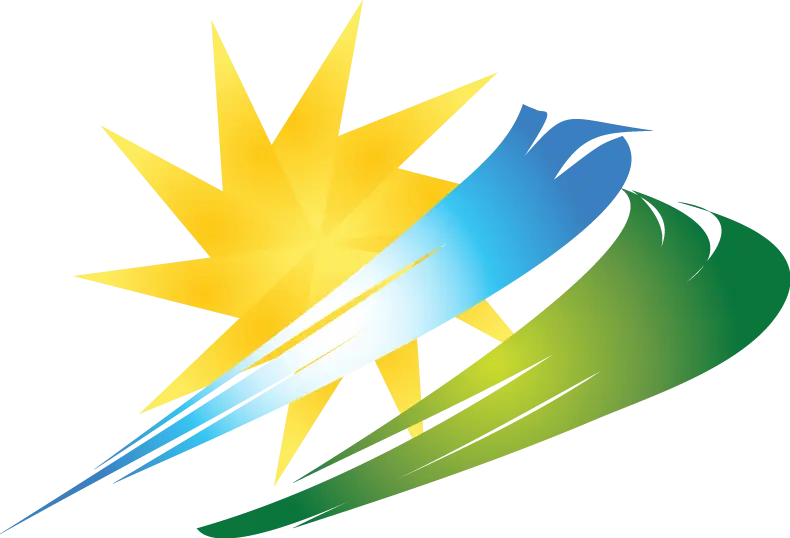 Sun and Wave Graphic Design