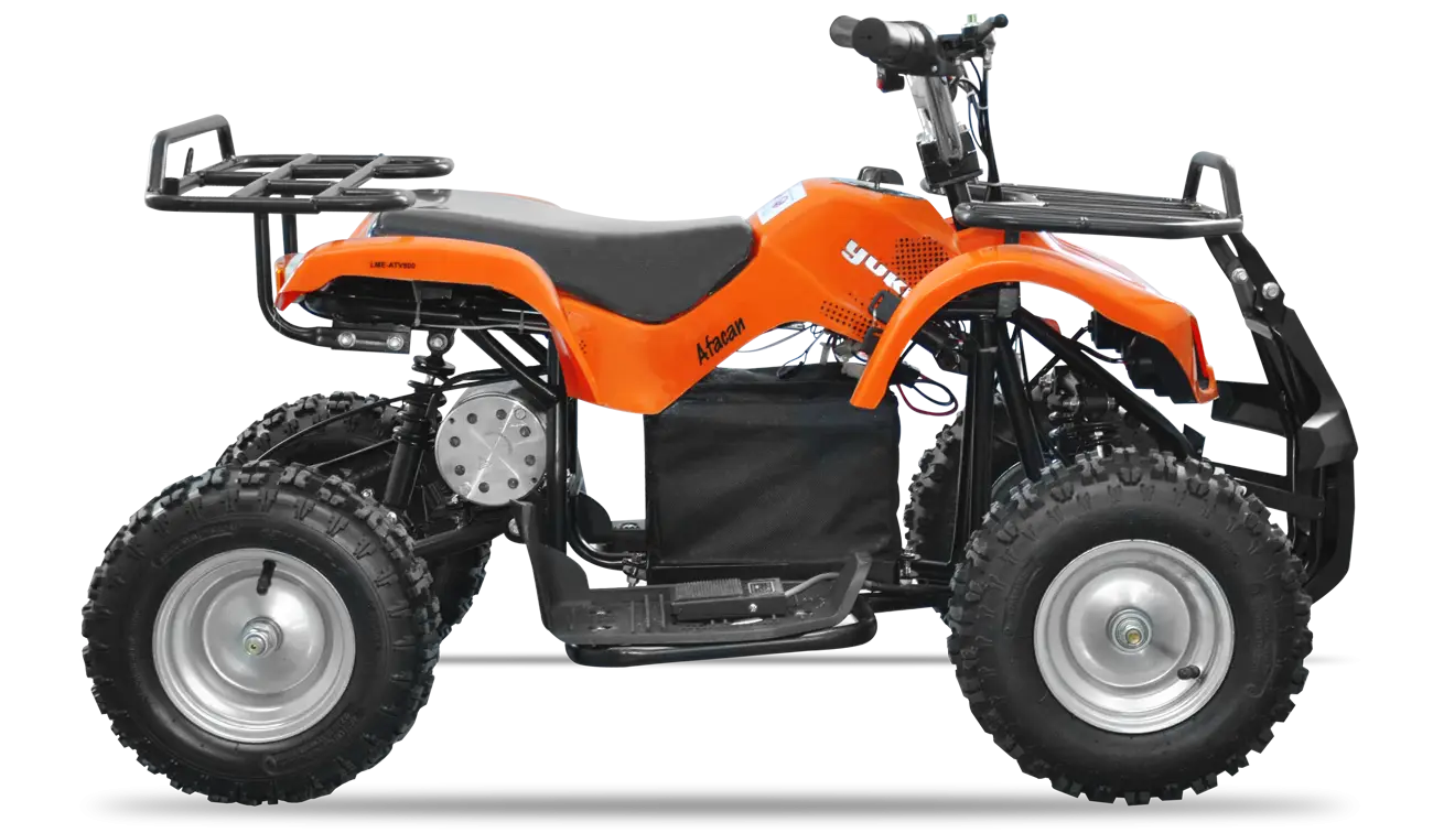 Orange Four-Wheeler ATV for All-Terrain Adventures