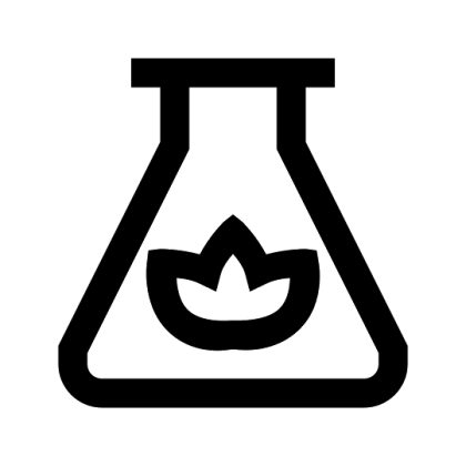 Eco-Friendly Science Flask Icon