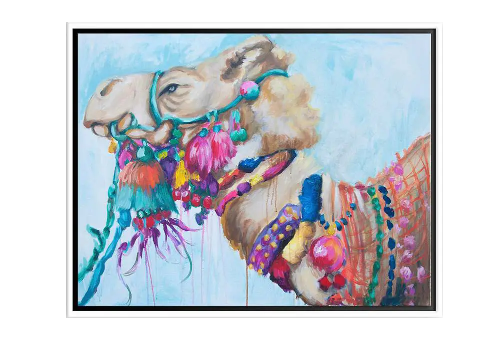 Colorful Camel with Ornaments