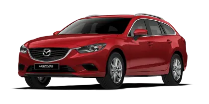 Red Station Wagon Car for Family Use