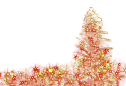 Sparkling Christmas Tree with Lights