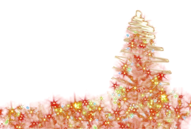 Sparkling Christmas Tree with Lights