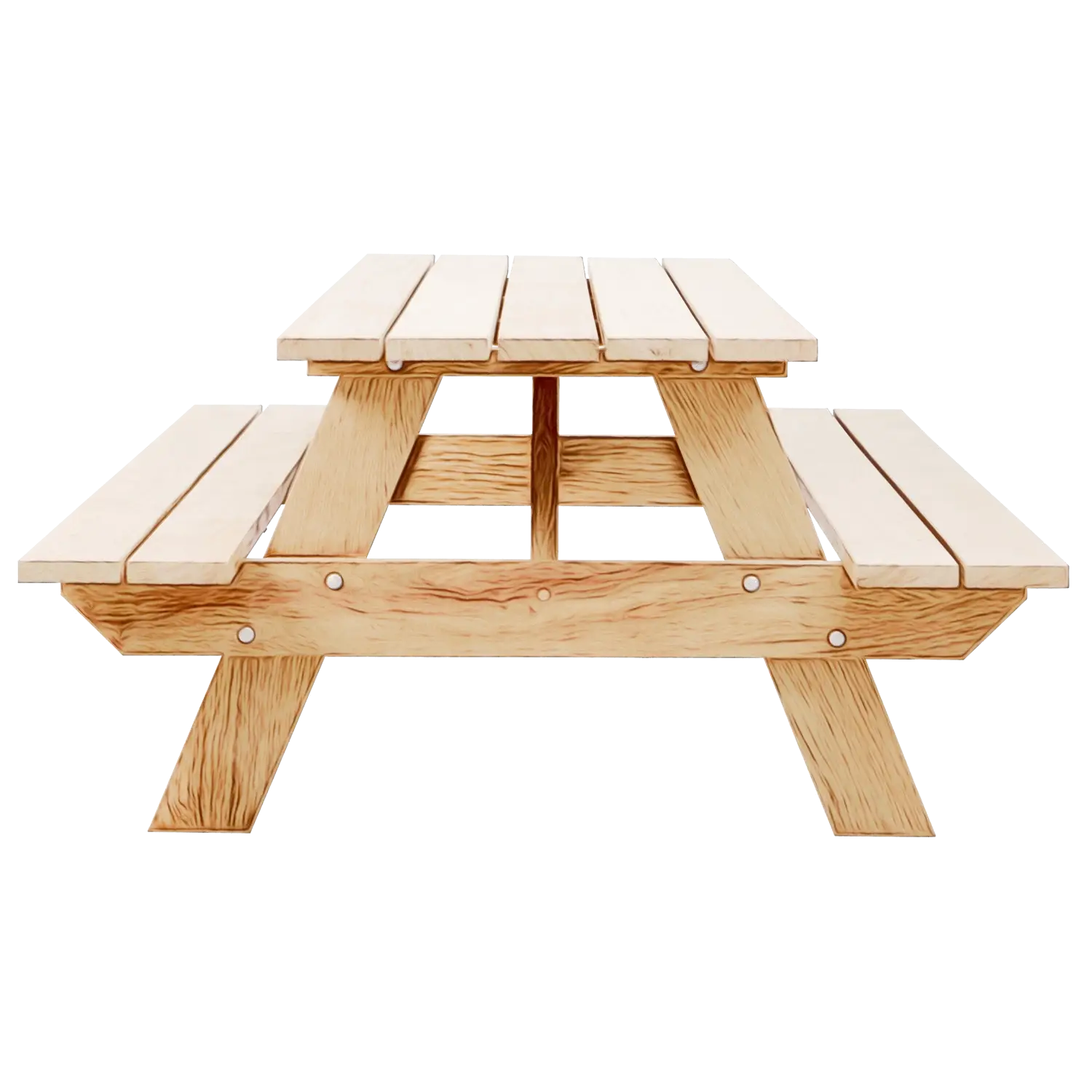 Wooden Picnic Table