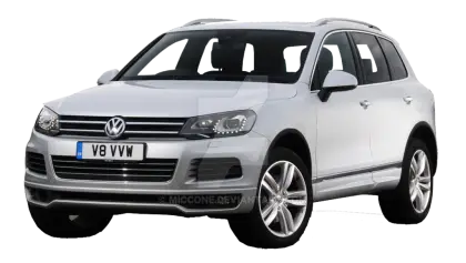 Silver SUV Vehicle Illustration