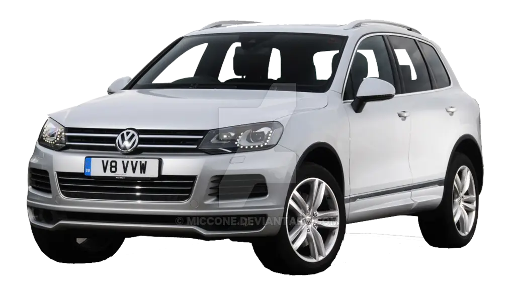 Silver SUV Vehicle Illustration